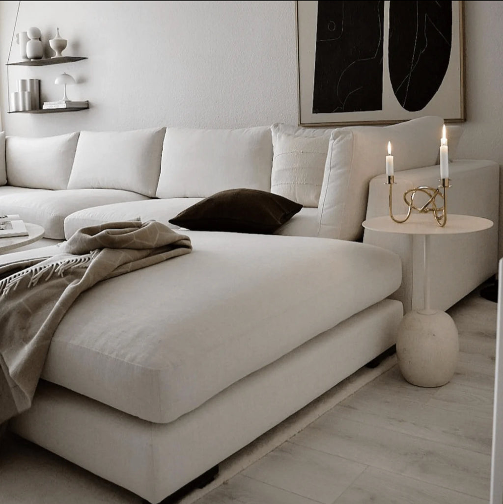 كنب زاوية امريكي كلاود اوف وايت 