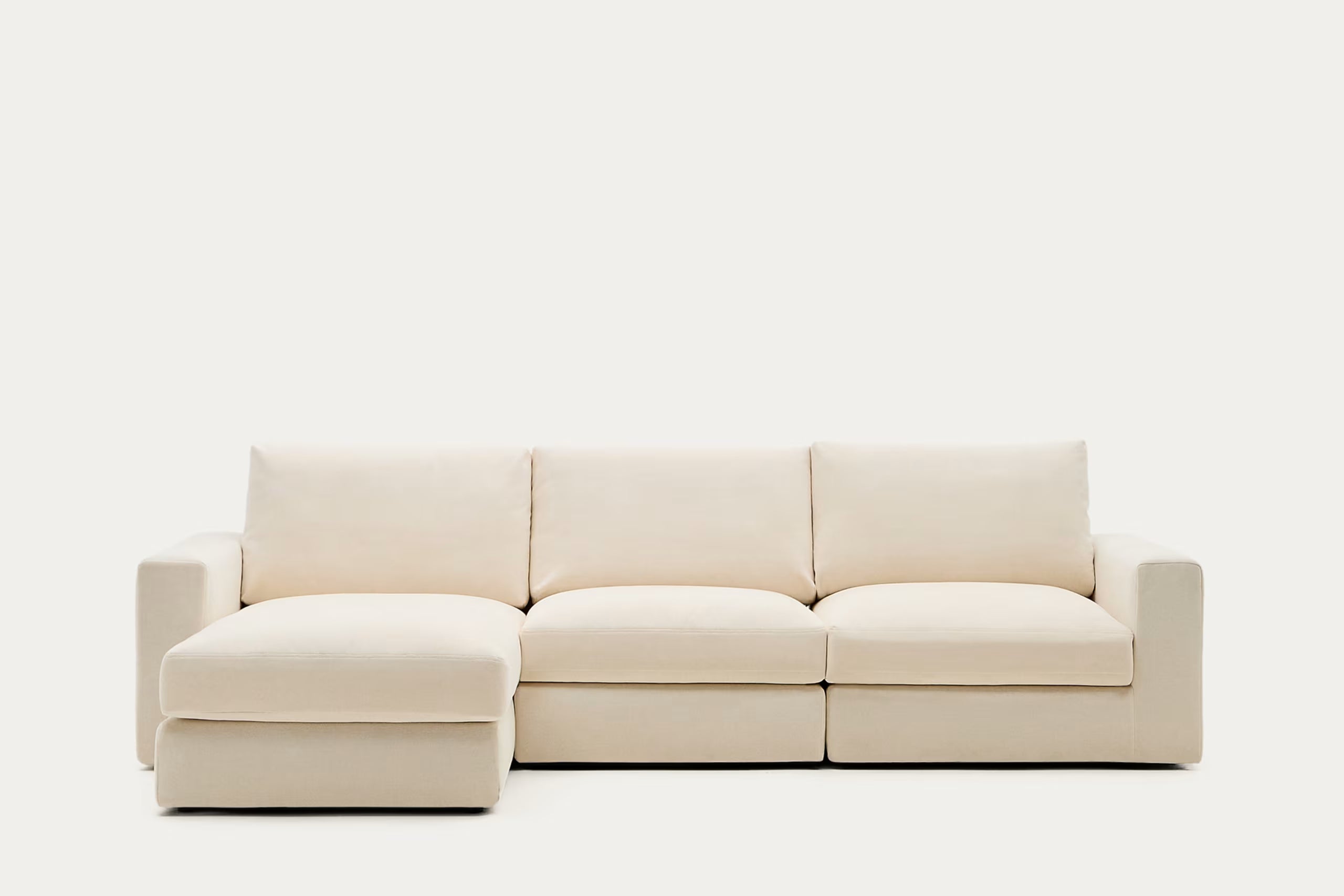 كنبة زاوية بذراعين اورا 