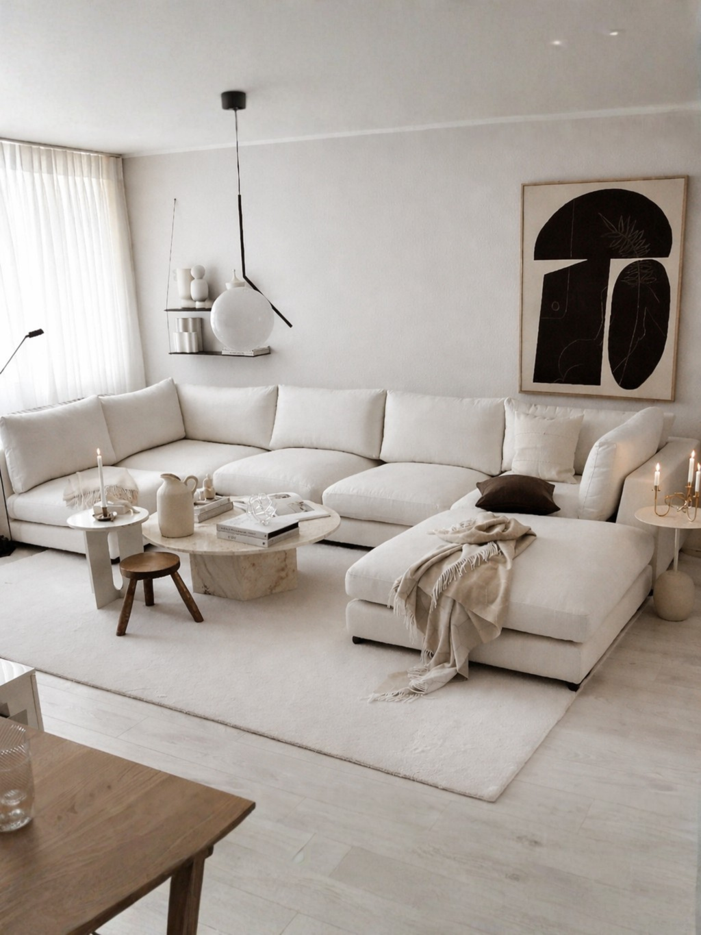 كنب زاوية امريكي كلاود اوف وايت 