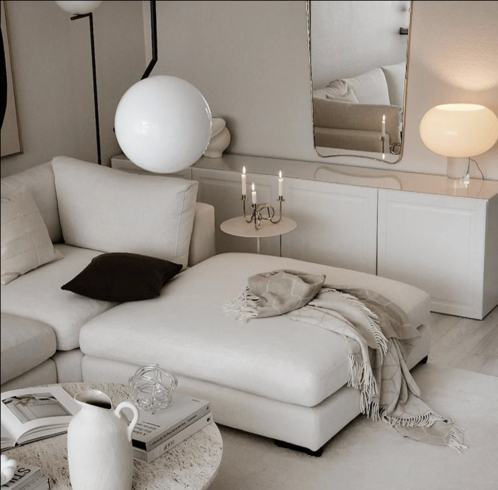 كنب زاوية امريكي كلاود اوف وايت 