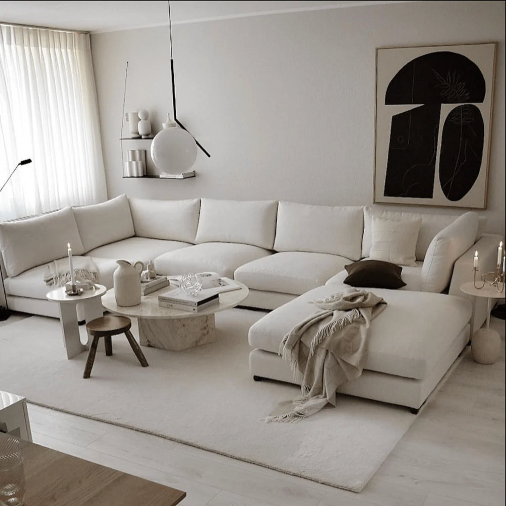 كنب زاوية امريكي كلاود اوف وايت 