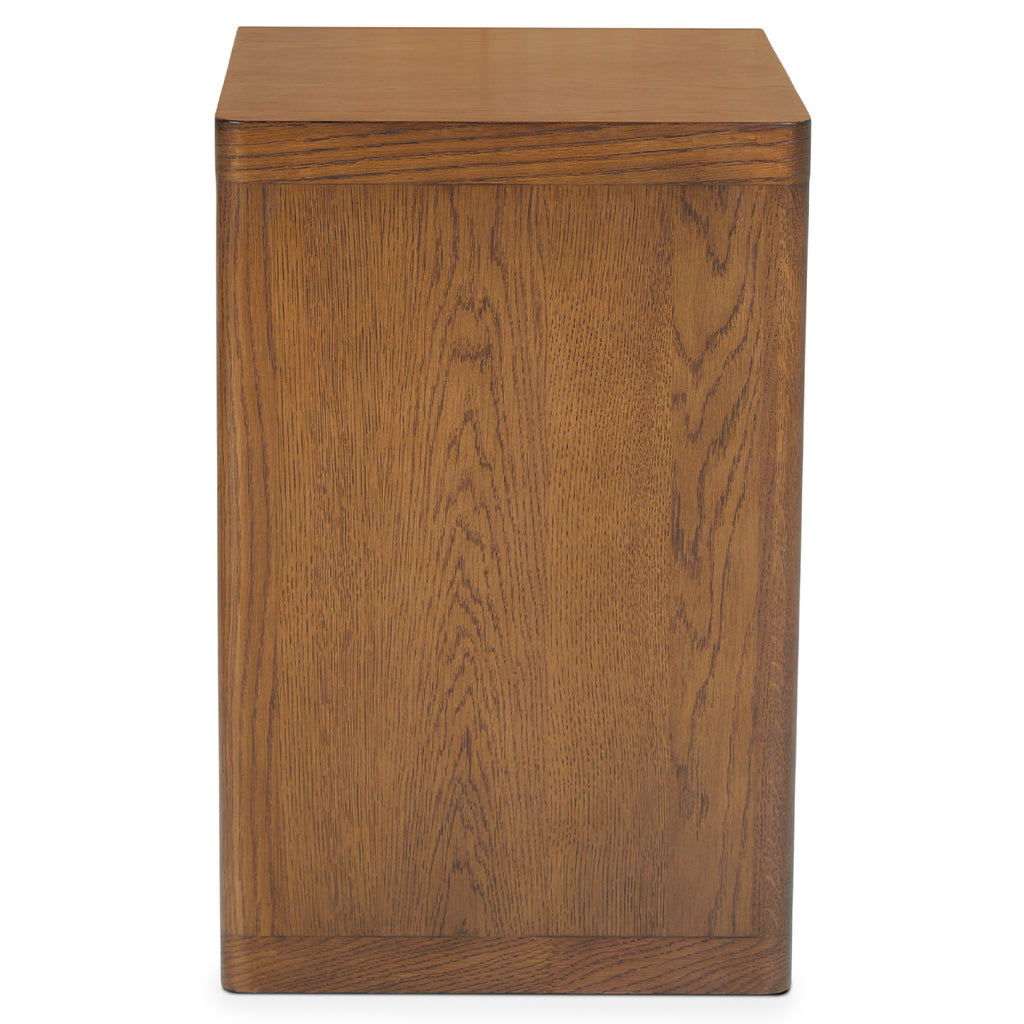 Torme  Side Table - Smoked Oak