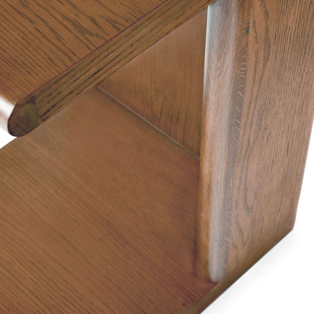 Torme  Side Table - Smoked Oak