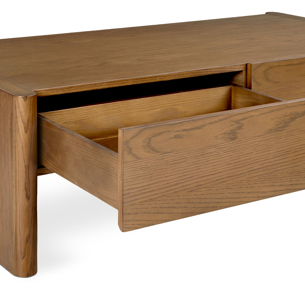 Torme Storage Coffee Table – Smoked Oak