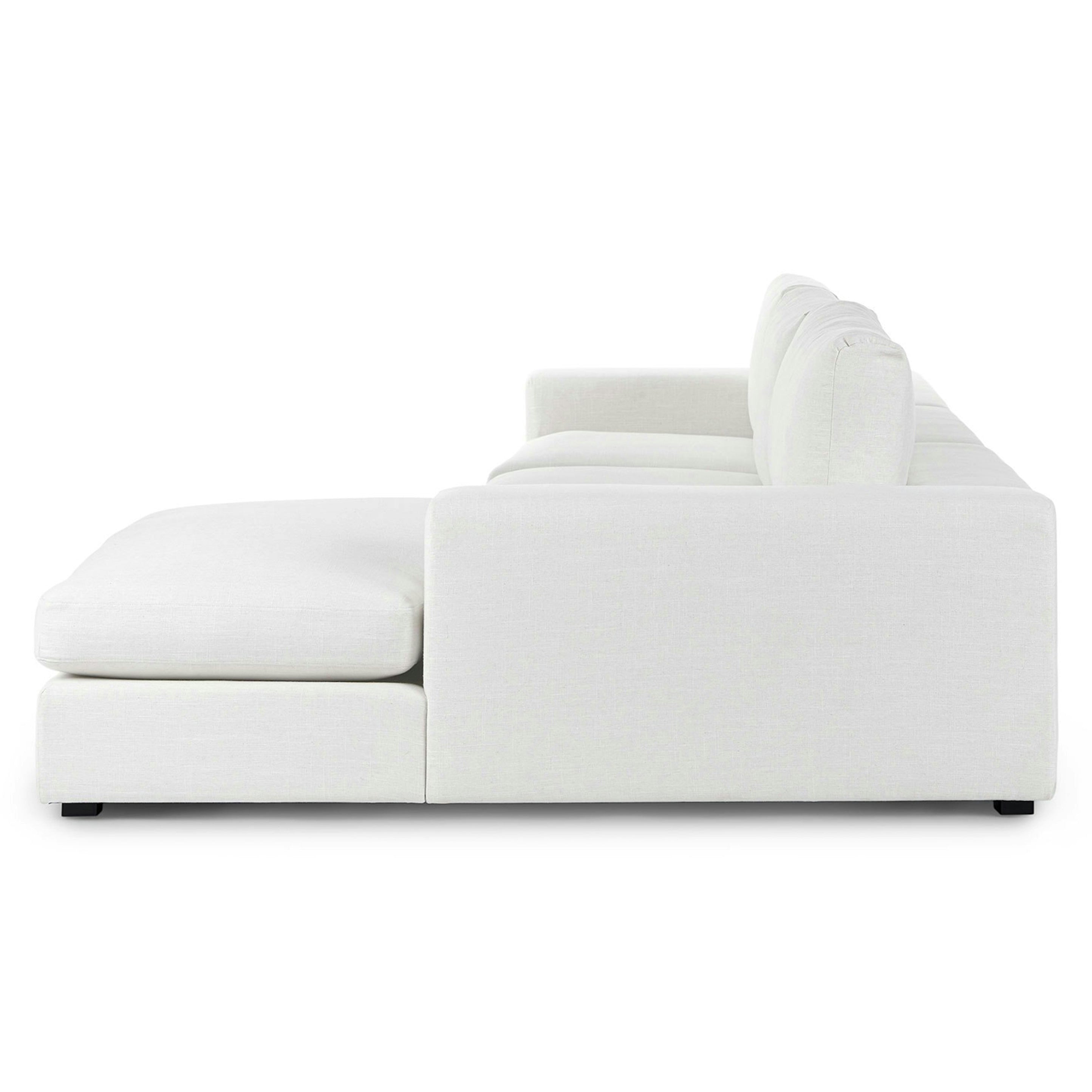 Beta American Corner Sofa – Off-White