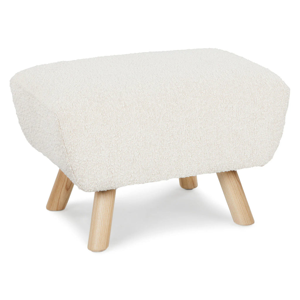 Revo Off-White 2-Seater Sofa with Ottoman