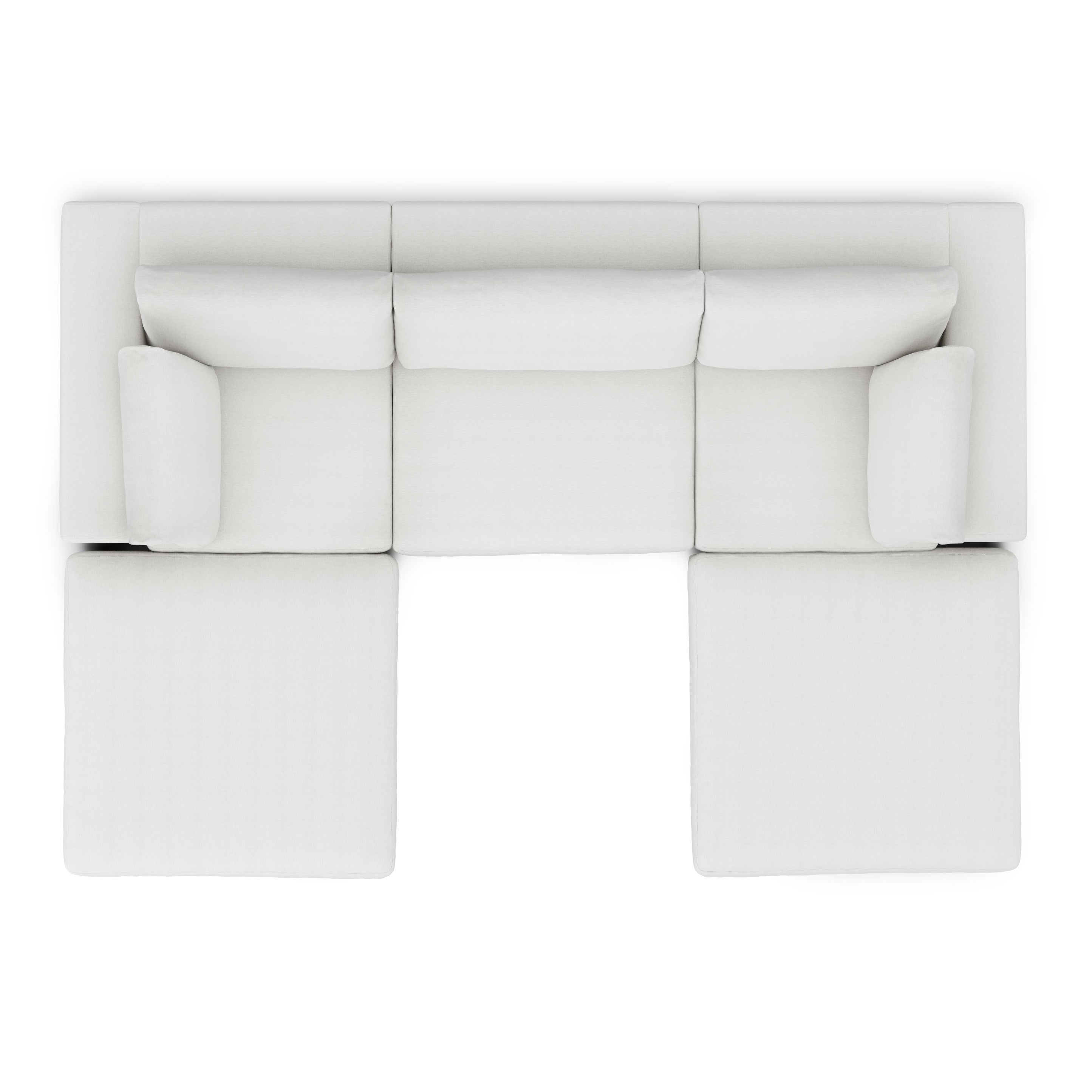 Beta Modular U-Shaped Sofa – Off-White