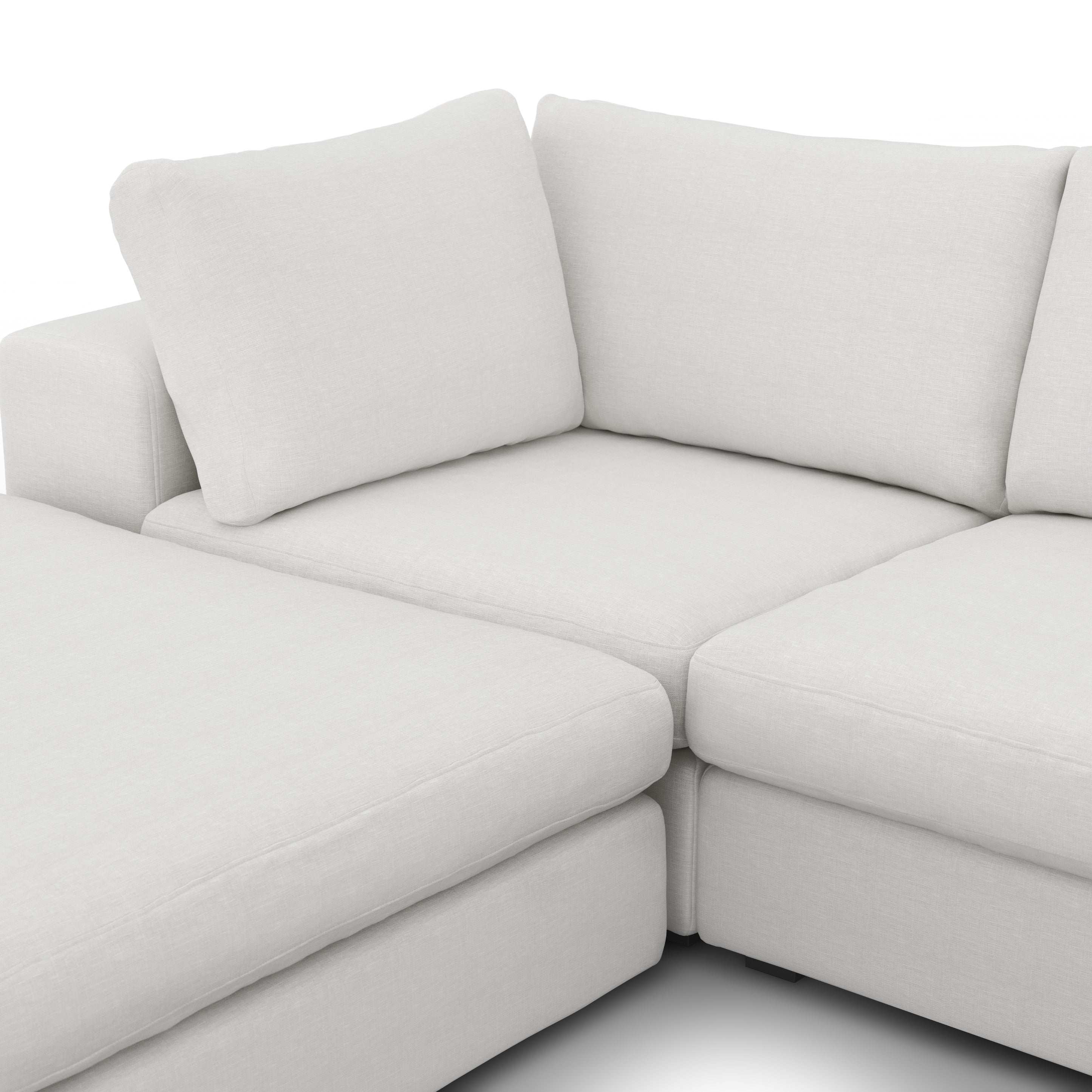 Beta Modular U-Shaped Sofa – Off-White