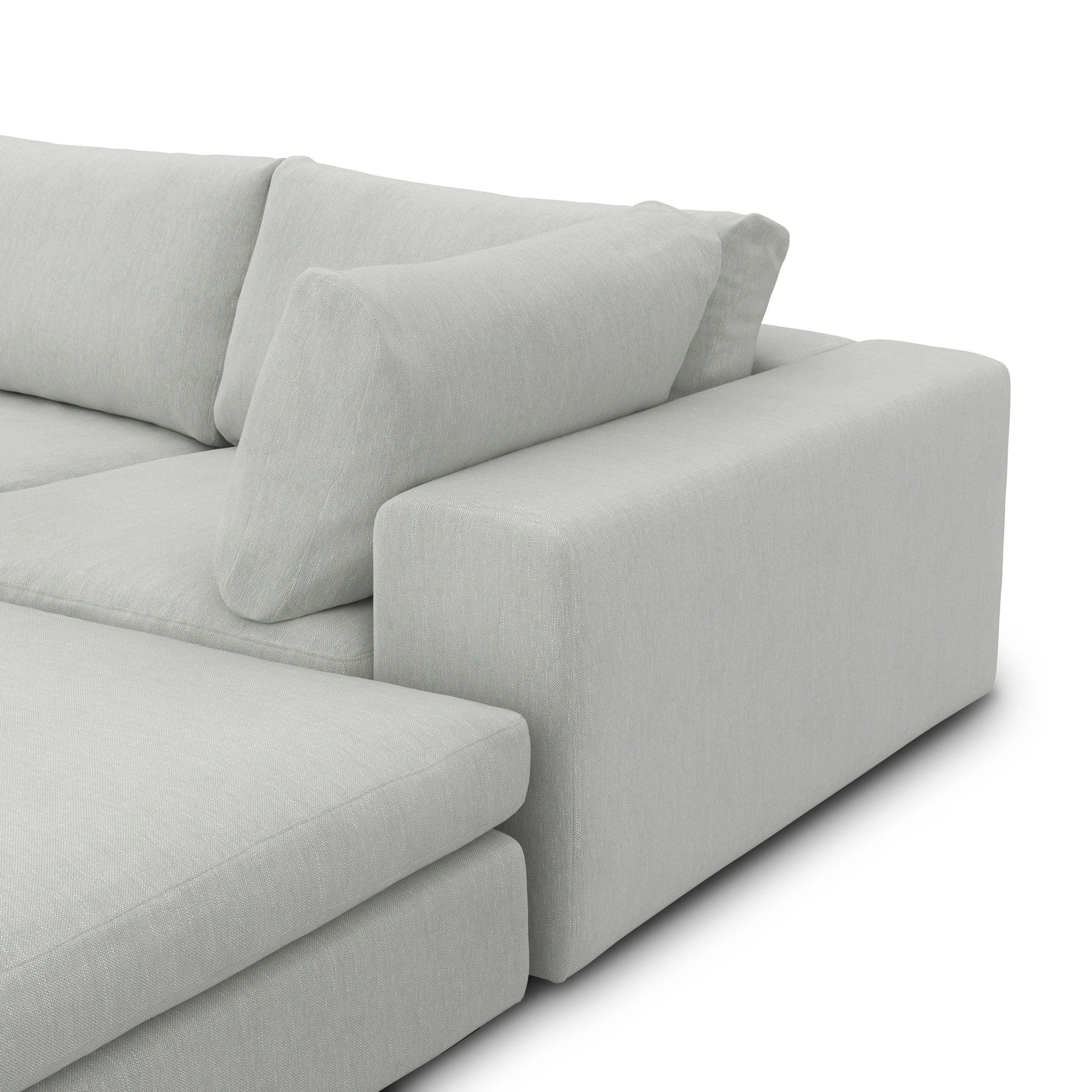 Beta Modular U-Shaped Sofa – Grey