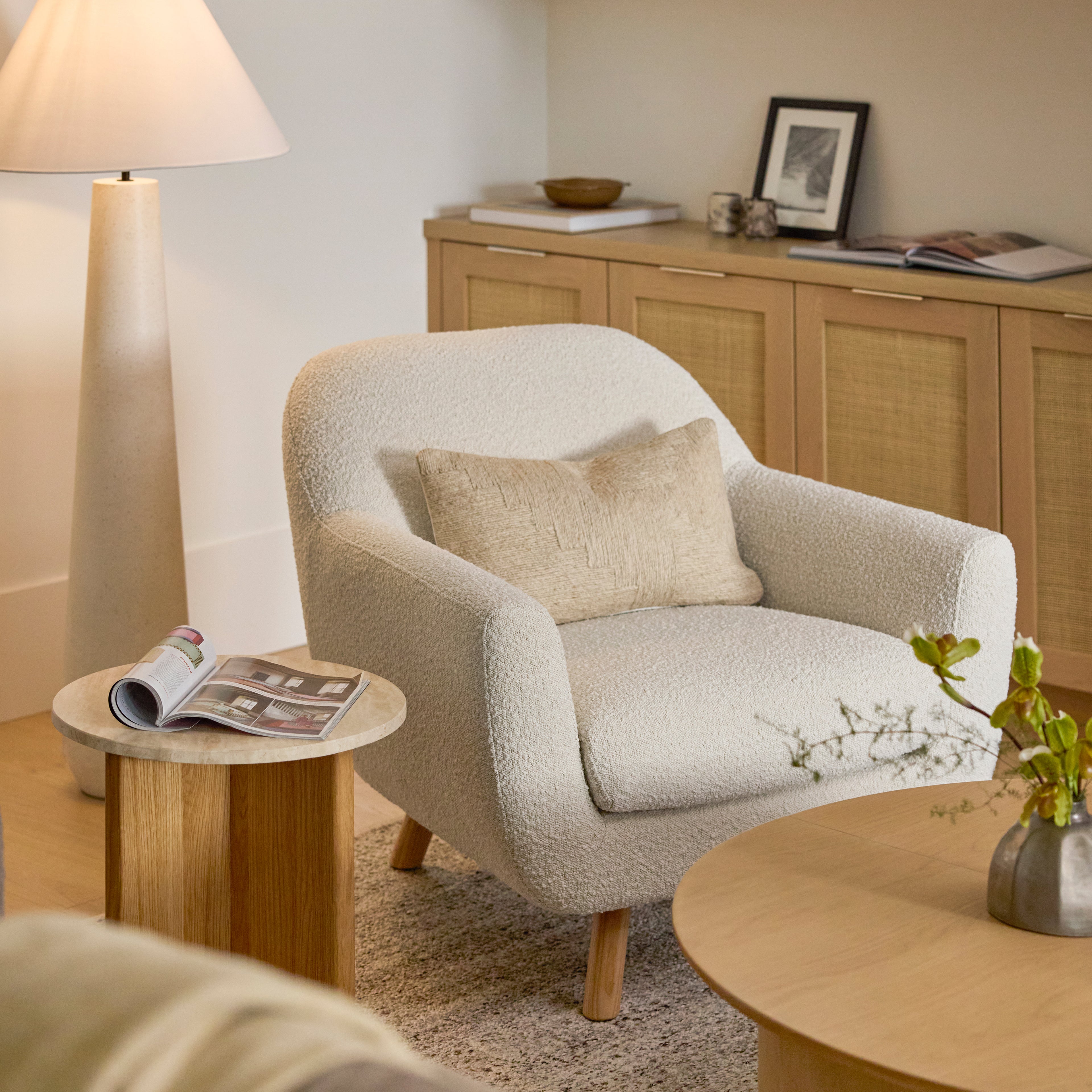 Revo Bouclé Armchair