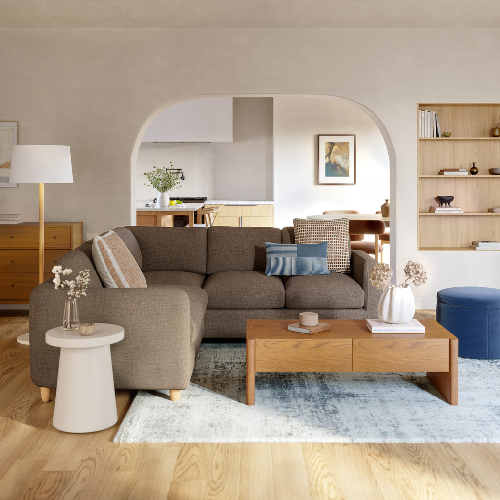 Torme Storage Coffee Table – Smoked Oak